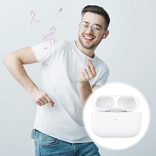 Miniatura 6 de Funda de carga compatible con Airpods de 1 y 2 generación, repuesto de la caja de carga inalámbrica Airpods1st y 2nd con botón de sincronización y