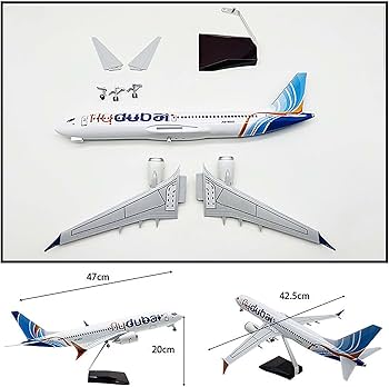 Amazon.co.jp: ドバイ航空航空機ボーイング737MAX 1/85 18.5インチ