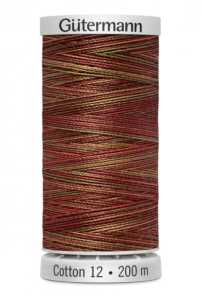 Gutermann No 12 Sulky Cotton Embroidery Thread 200m 4010 Red - Each