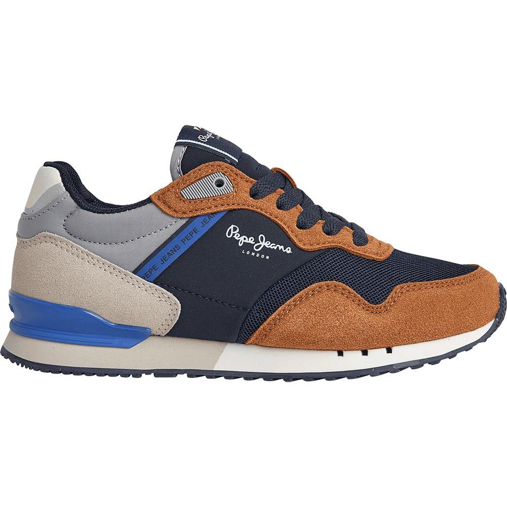 Pepe Jeans Girls Multicolor Forest Cognac Trainers For Little Adventurers - Kids Sneakers - 36 Eu - Kids
