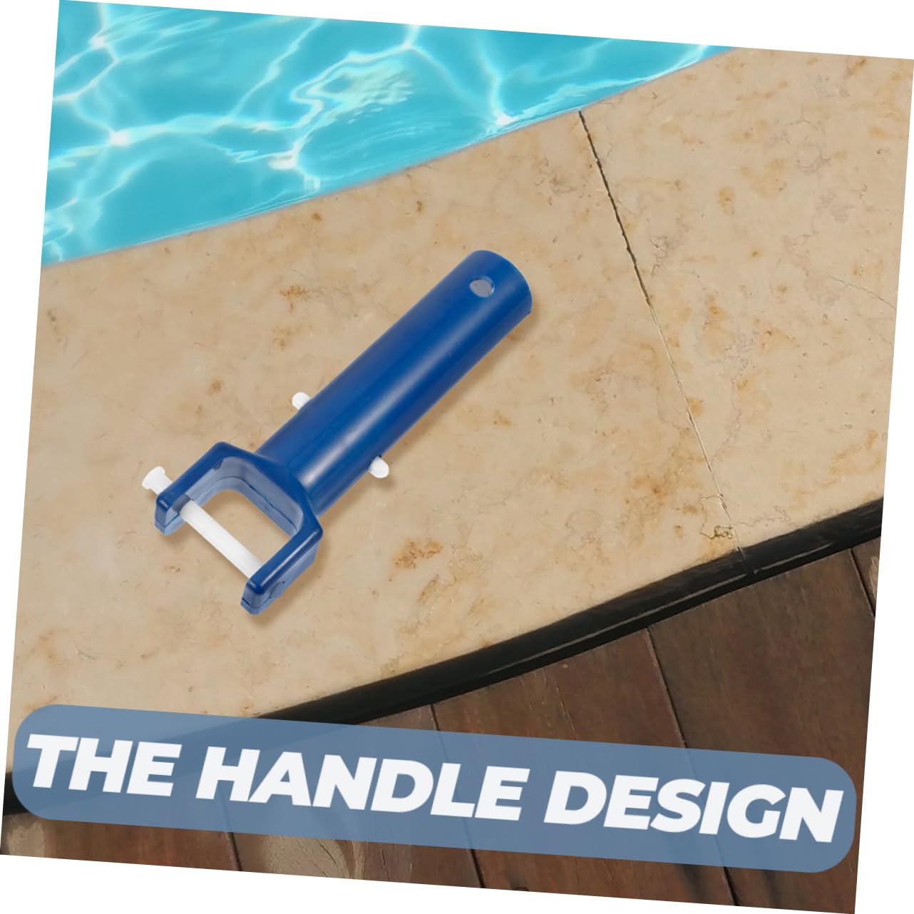 Toddmomy 4 Ensembles Poignée De Remplacement pour Aspirateur De Piscine Accessoire De Nettoyage avec Prise Ergonomique Et Installation Rapide Compatible avec Divers Modèles De 2 Pièces * 4