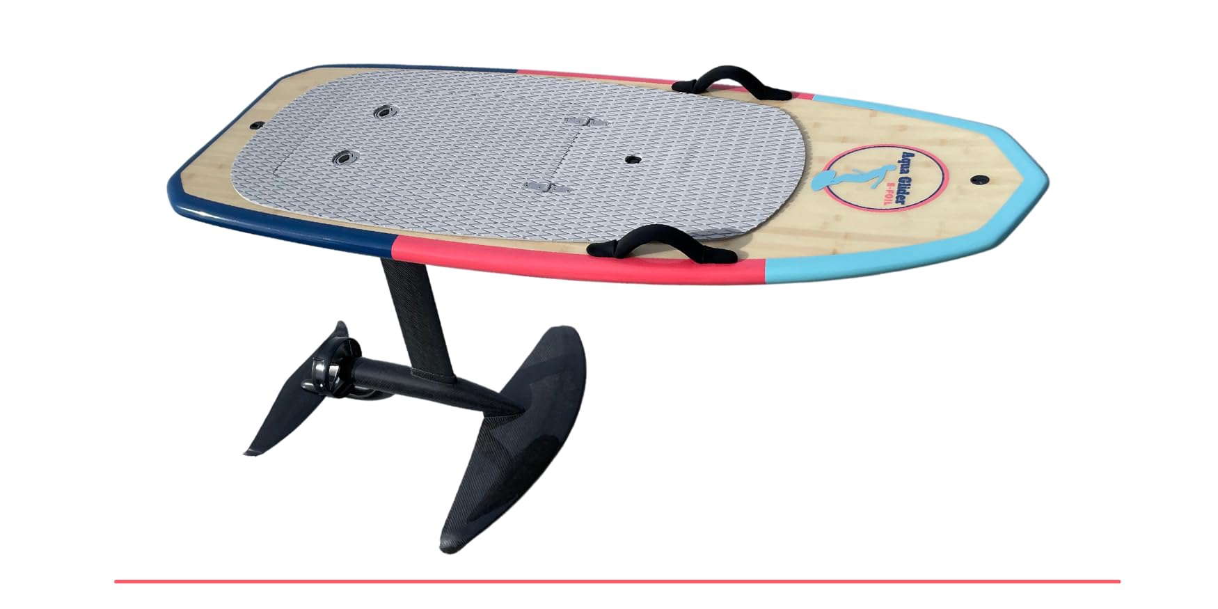 Aqua Glider E-Foil: New + Improved: 28mph, 120 min Ride, Durable + Rechargeable. Plug + Play Today.