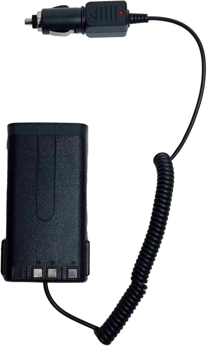 HEOPBIRD KNB-15A Battery Eliminator Compatible with Kenwood TK-260 | 12V-24V car charger power adapter replaces KNB-15H KNB-14 batteries compatible with Kenwood TK-270G TK-3102 radios