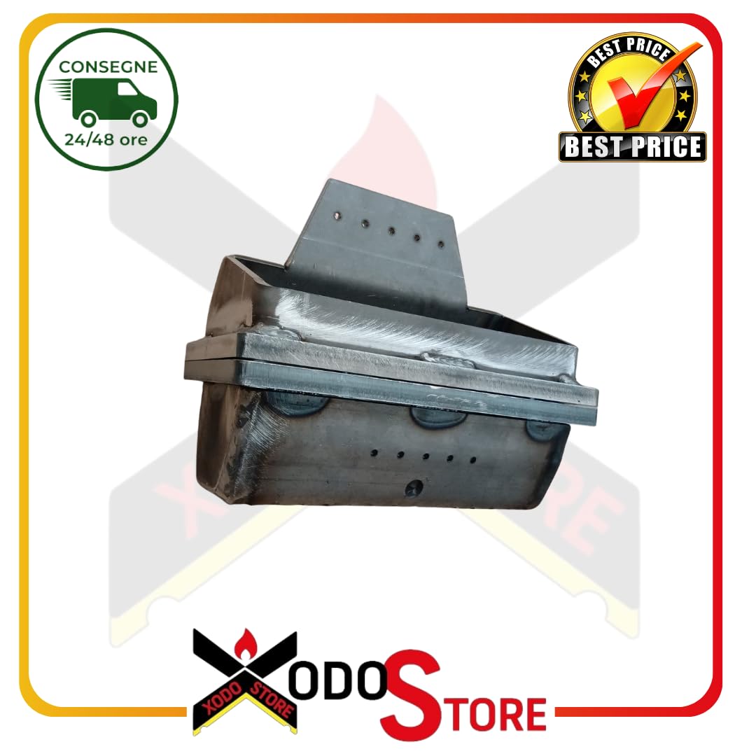 Braciere Completo in Acciaio Inox per Stufa MCZ - Cod. Compatibile 4130870 | Crogiolo | Per Modelli Athos HYDRO 14 kW, Athos Power HYDRO 24 kW, Nova HYDRO, Polar HYDRO