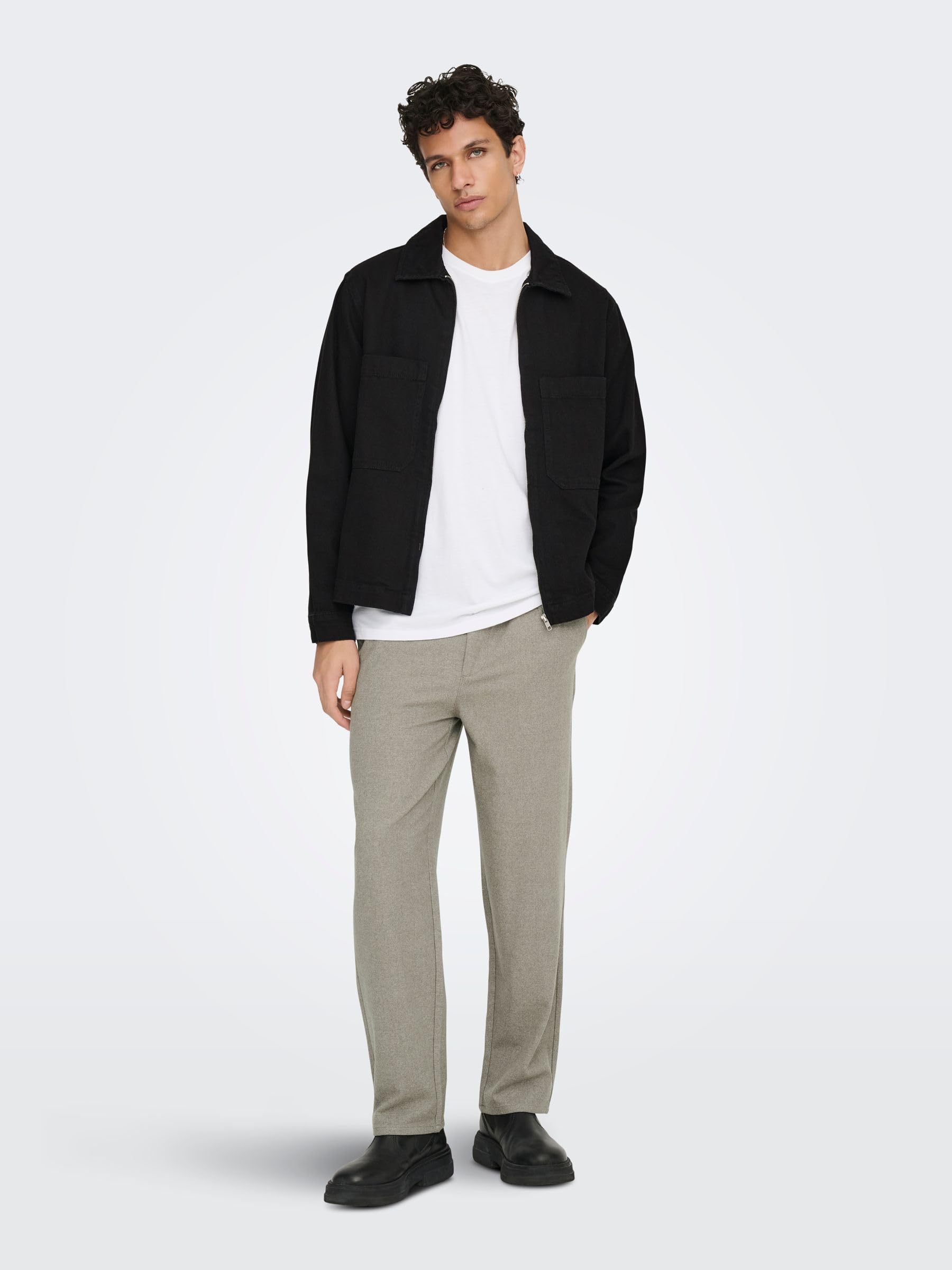 Only & Sons Onscassel 6039 Pim Box Dnm Jacket Noos Onscassel 6039 Pim Box Dnm Jacket Noos Hombre (Pack de 1)