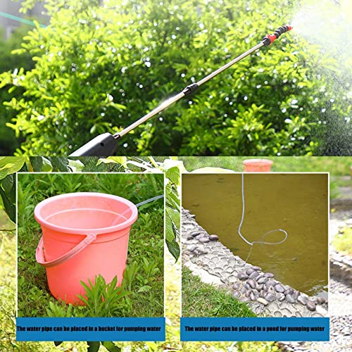 Frasco de spray de senhor de planta elétrica, Pulverizador de Planta Grande com Bico Ajustável, Ferr