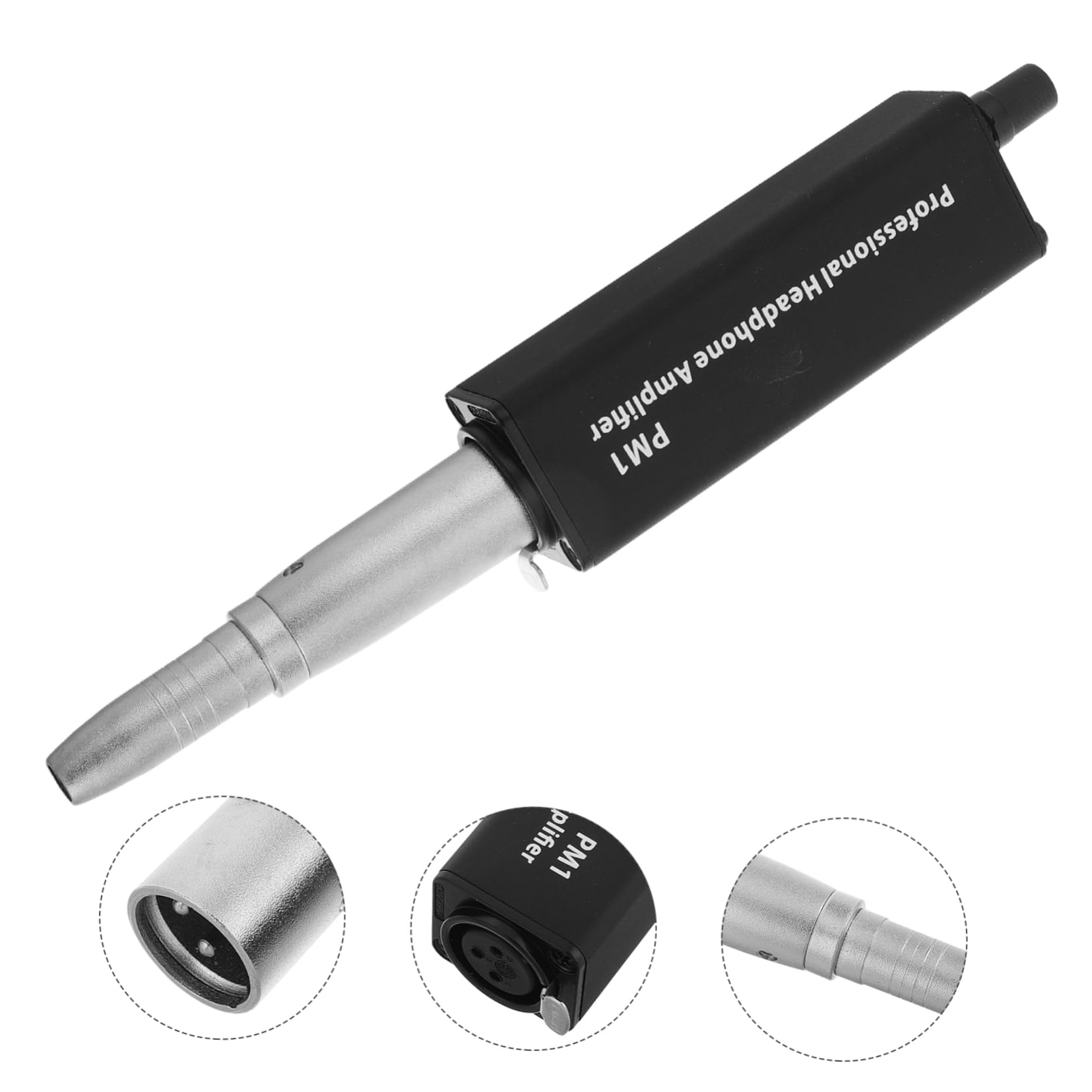 SEWACC Convertidor Amplificador De Auriculares Portátil Canal Potenciador De Auriculares para Reproductores Sonido Estéreo Potente para Compatibles y Teléfonos Interruptor De Ganancia