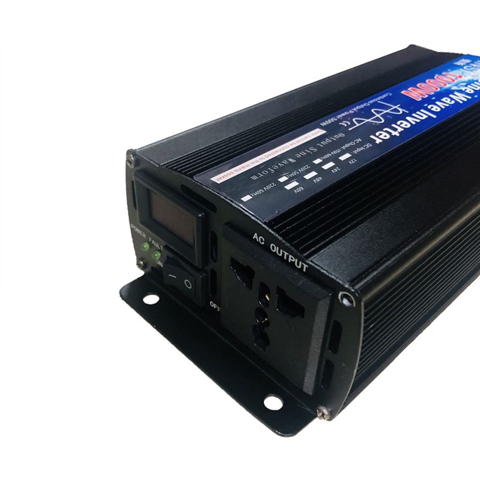 Przetwornica Napięcia, Falownik 1000W 12V 110/220 czysta długość fali sinusoidalnej DC12V / 24V AC 50Hz konwerter zasilania domowy falownik solarny(12V_220-60HZ_UPGRADE)