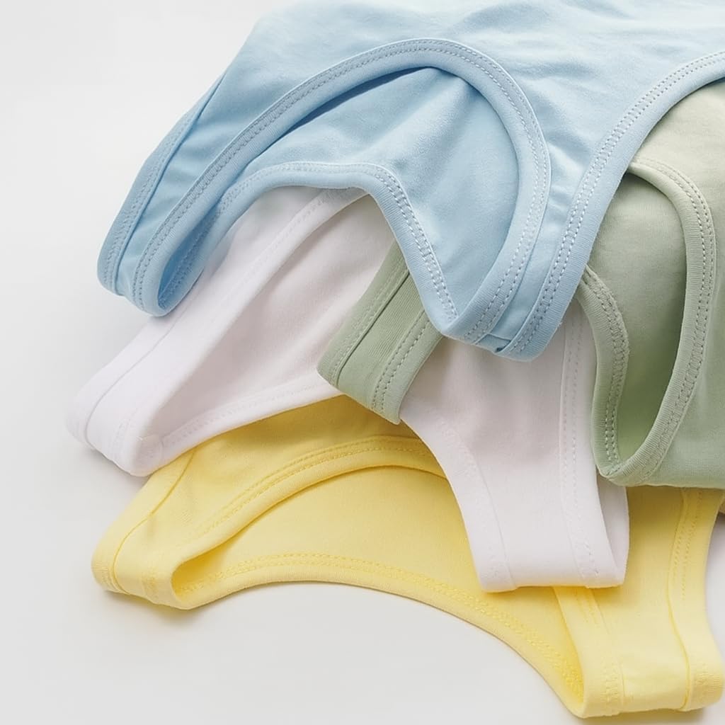 4-Pack Toddler Tank Tops for Boys Girls Super Soft Breathable Cotton Undershirts Unisex Premium Essential Tanks