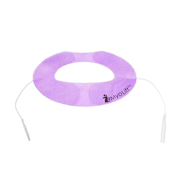 7E Wellness MyoLift Conductive Lip Mask for Microcurrent Devices | Reusable microcurrent lip mask for hands-free routines around lips, smile lines, folds and chin