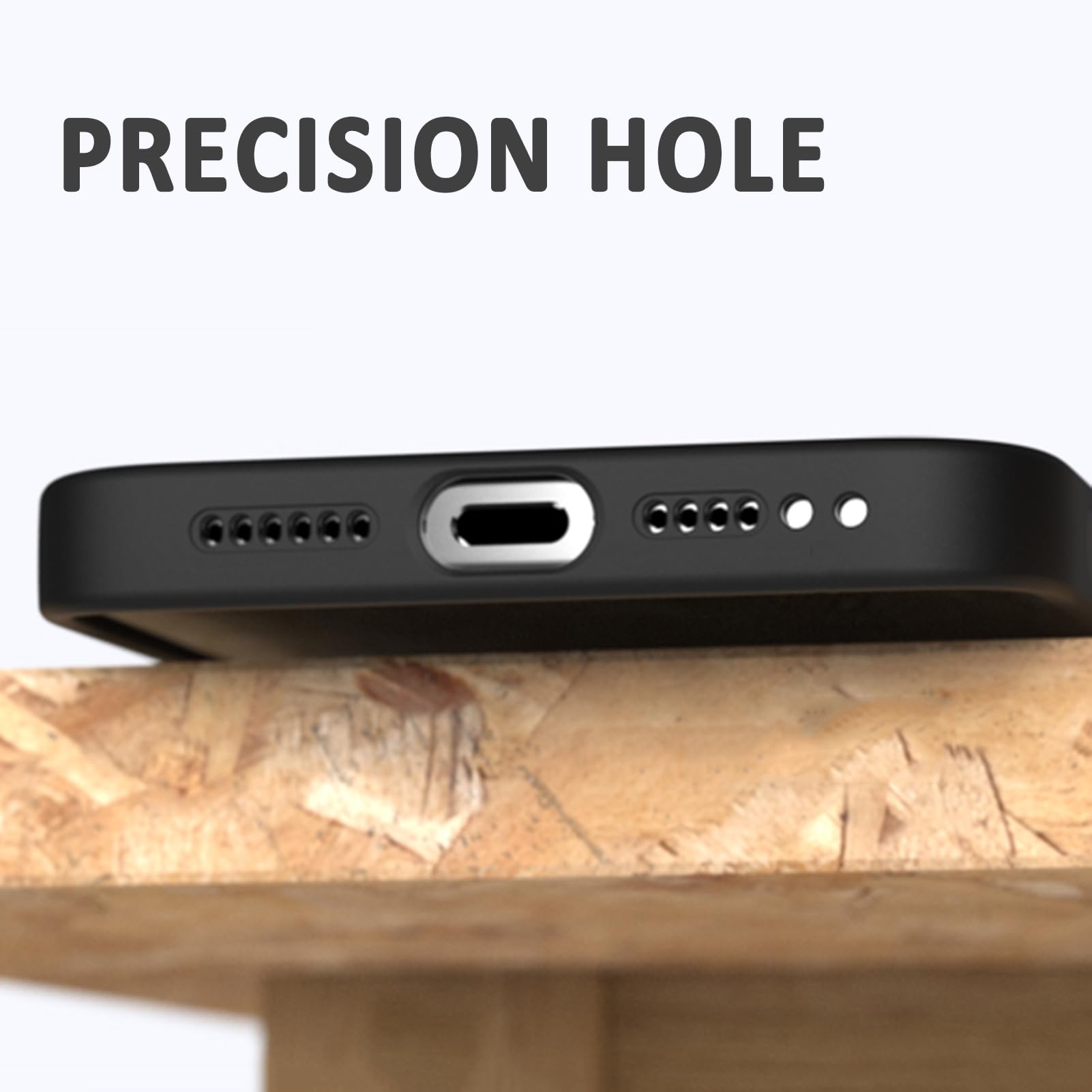 Custodia Sottile per iPhone 15 PRO Max/15 PRO, Cover Protezione Completa Fotocamera, Magnetica Silicone Antiscivolo Morbida Caso,Nero,15Pro