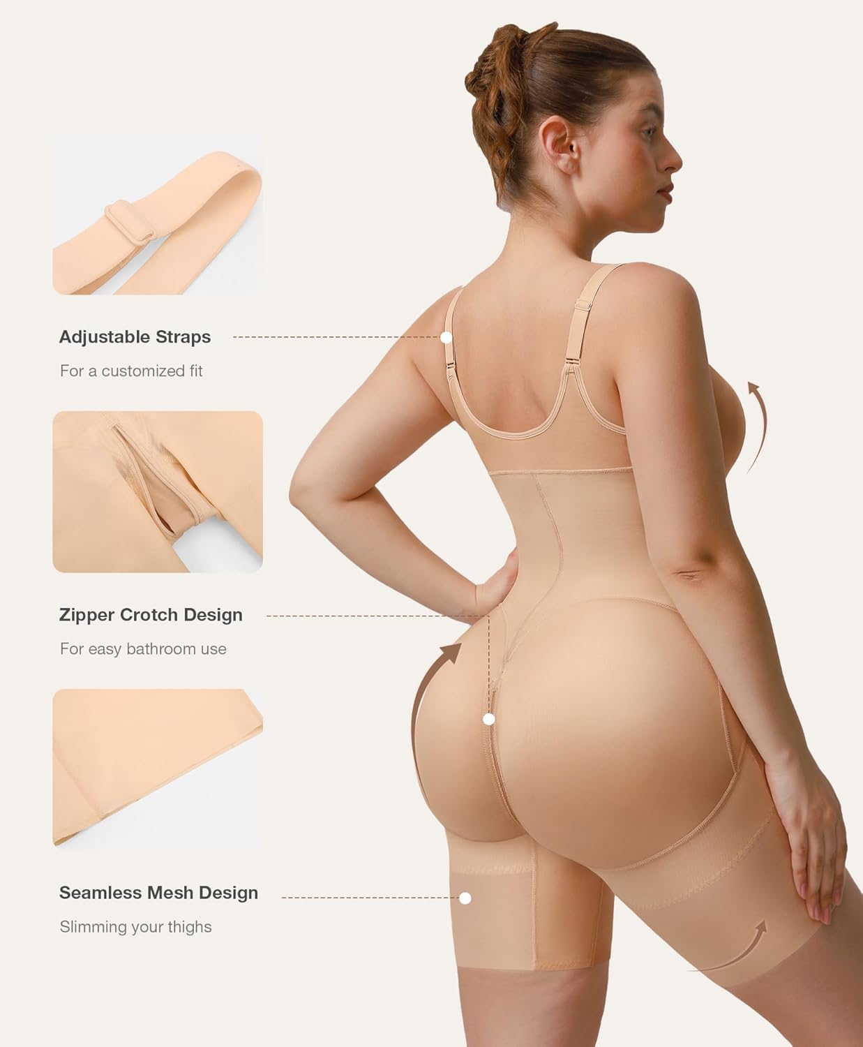 Lover-Beauty Fajas Colombianas Shapewear for Women Tummy Control Full Body Shaper Butt Lifting Shorts Postpartum Faja - Image 3