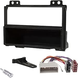 sound-way Kit Montaje Autoradio, Marco Radio 2 DIN con Soportes de