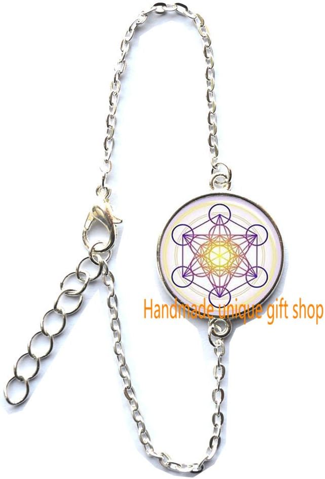 Minimal Bracelet,crescent moon,crescent moon,Metatron's