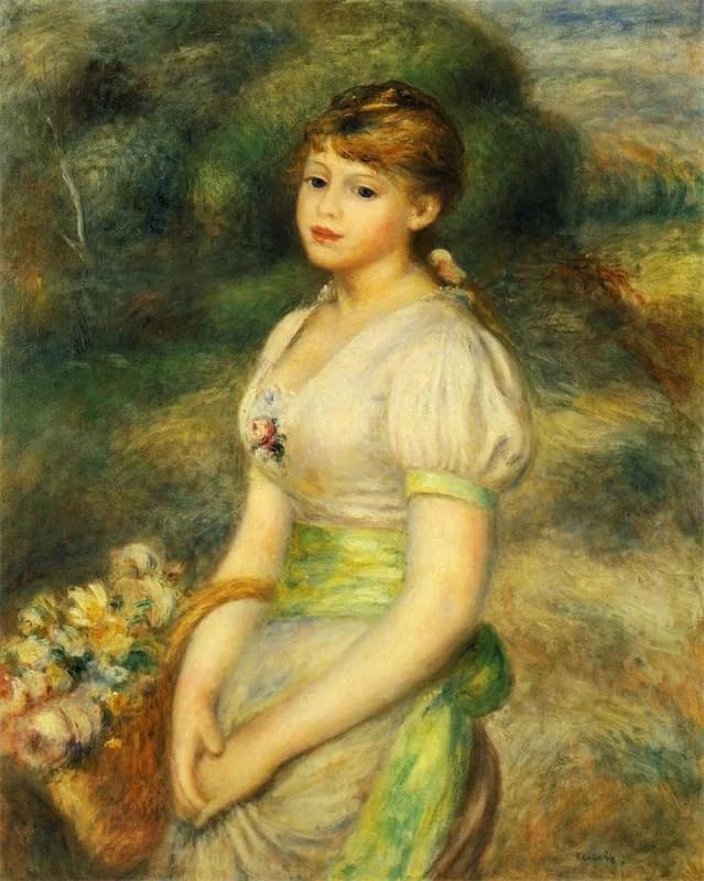 Peinture sur toile Renoir affiche art rétro déco maison moderne salon format 50x70 cm