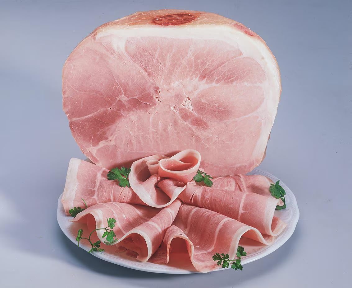 Prosciutto cotto Rosaspina - 7,8 Kg - Alta Qualità, Senza Polifosfati Aggiunti, Ideale per Gastronomia e Ristorazione