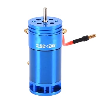 RC Boat Brushless Motor, 600W 1500KV Low Noise Water Cooled Replacement Motor for RC Boat Model