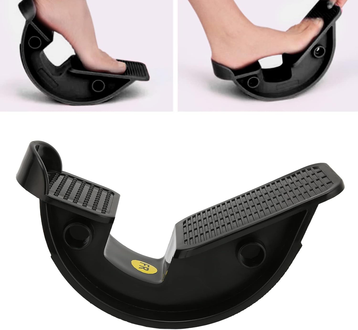 Foot Rocker Calf Stretcher, Feet Ankle & Leg Stretching for Achilles Tendinitis & Plantar Fasciitis Pain Relief, Shin Splint, Tight Calves, Arch & Heel Pain Relief - Ankle Wedge