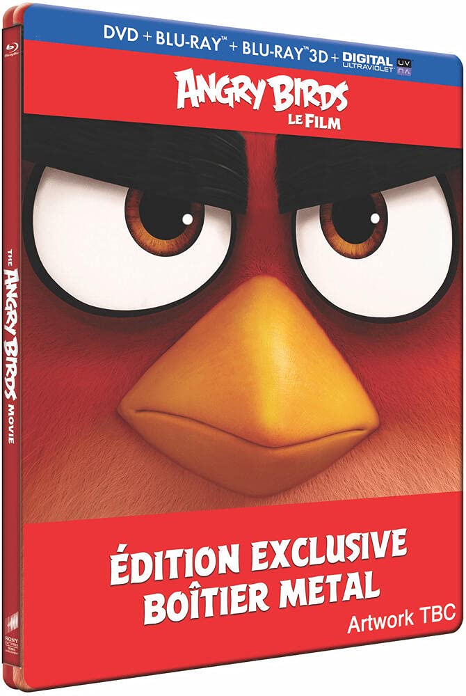 Angry Birds-Le Film [Combo 3D + Blu-Ray + DVD + Copie Digitale-Édition boîtier SteelBook]      Blu-ray