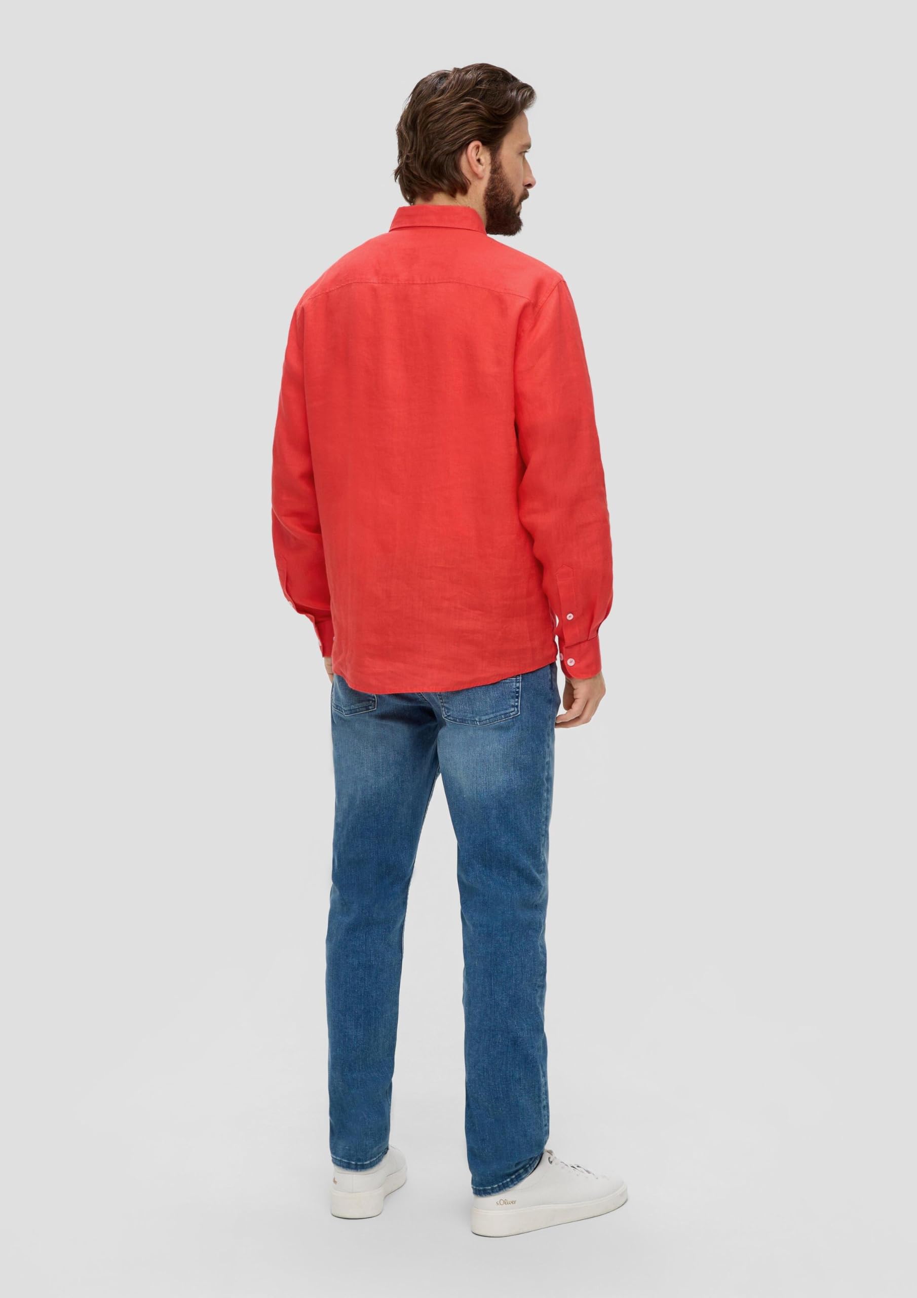 s.Oliver 2164316 Camisa de Manga Larga Hombre
