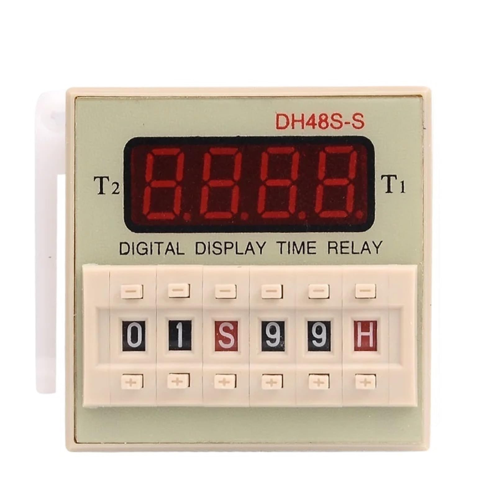 Minuterie de cycle répétitif DH48S-S relais temporisé numérique SPDT 220V avec base 8 broches
