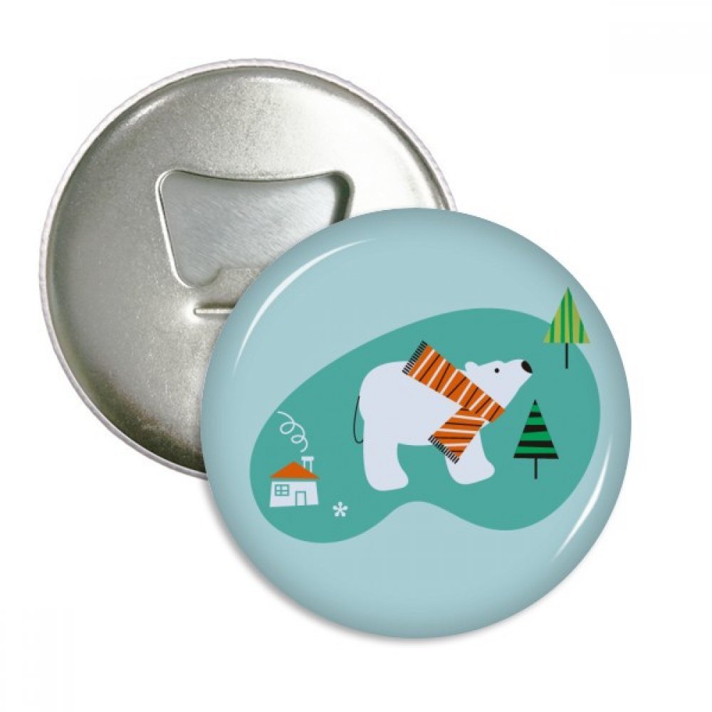 Décapsuleur aimanté ours pour ne plus perdre votre ouvre-bouteille, 3pcs métal argent