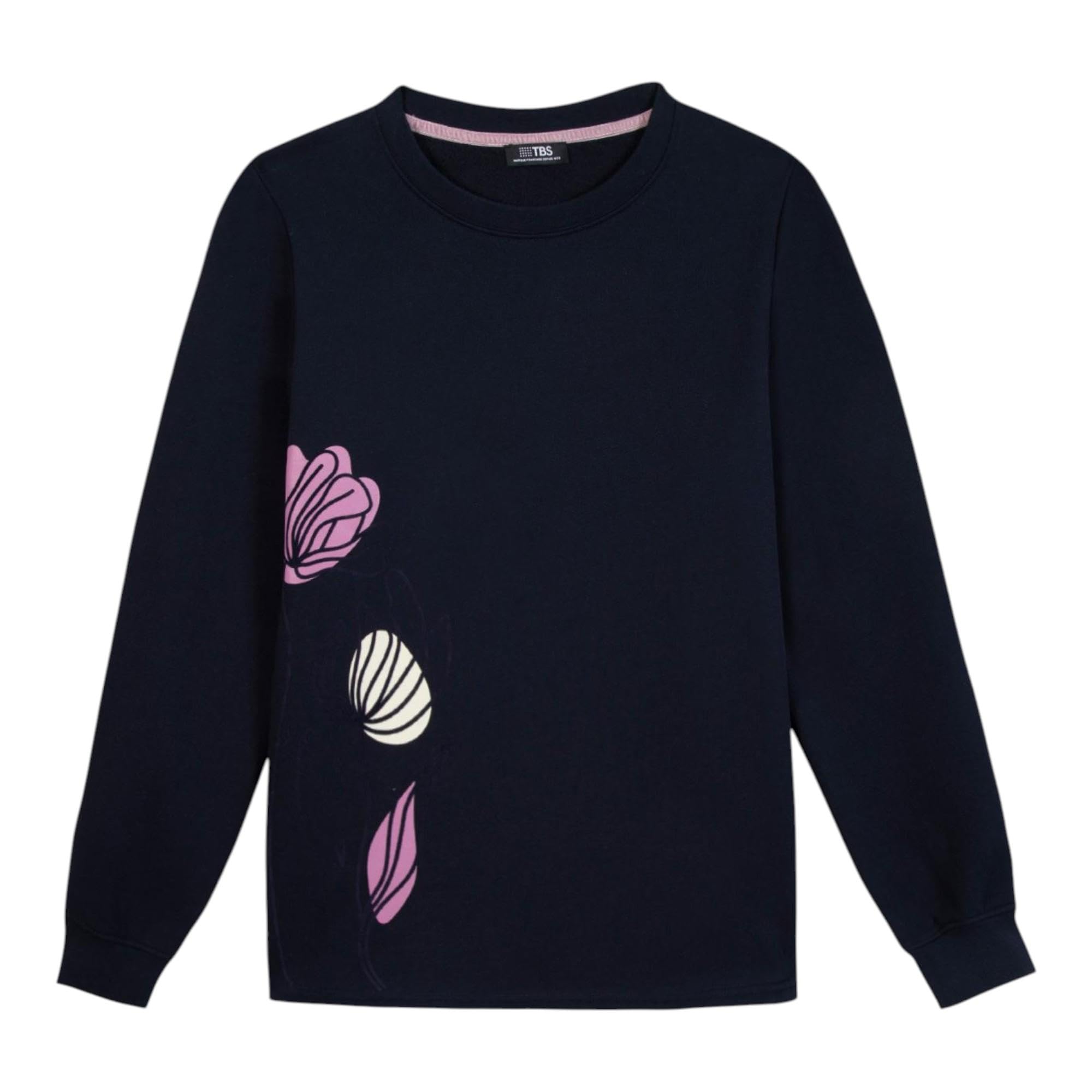 TBS - Sweat - Femme - Bleu Marine - Hildaron - Taille L