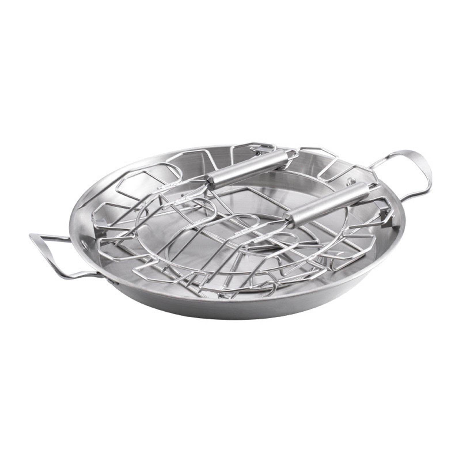 Estante para baquetas de pollo, estante de patas de pollo de acero inoxidable, estante vertical para asar pollo, soporte para herramientas de parrilla, estante redondo de acero inoxidable, estante