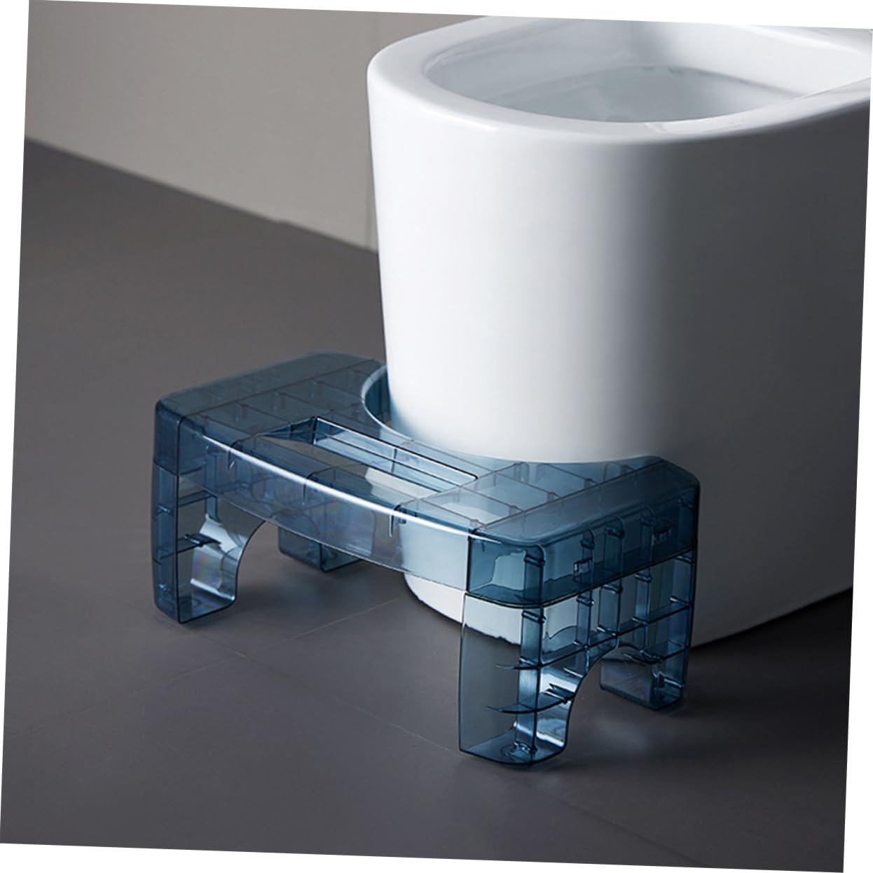 KOMBIUDA Bathroom Toilet Stool Toilet Seat Stool Boys and Girls Compact Footstool for Bathroom Random Color