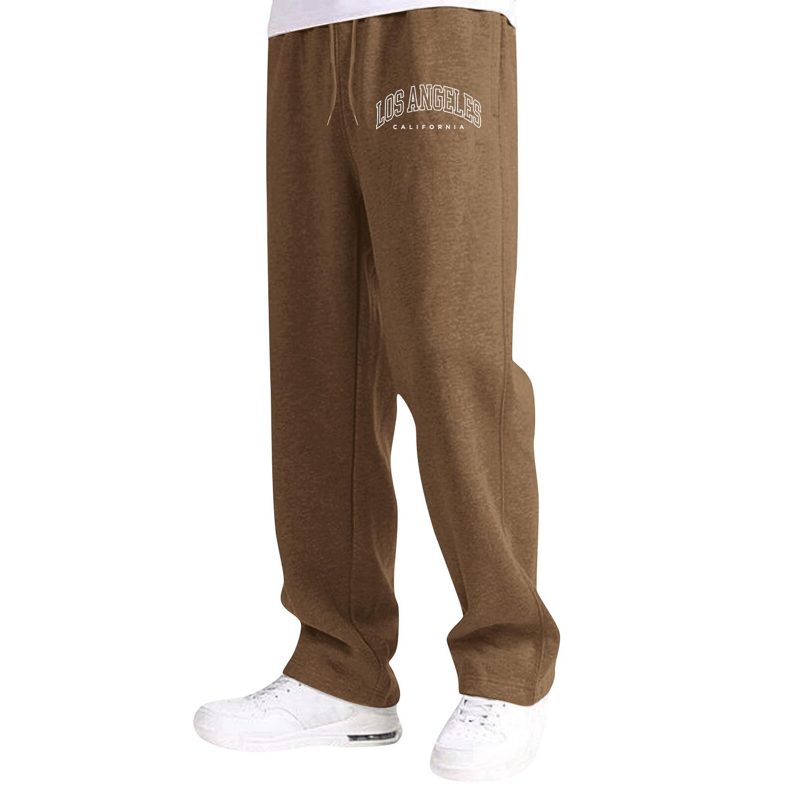 Genérico Pantalones Baggy Niño Pantalones Deportivos Holgados Ligeros con Bolsillos Pierna Recta para Niños Y Niñas