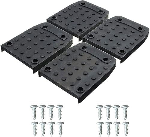 Almohadillas antideslizantes para paneles de yeso, 4 piezas de suela de zanco, kit de repuesto de suela de zanco, tapete de trípode de construcción