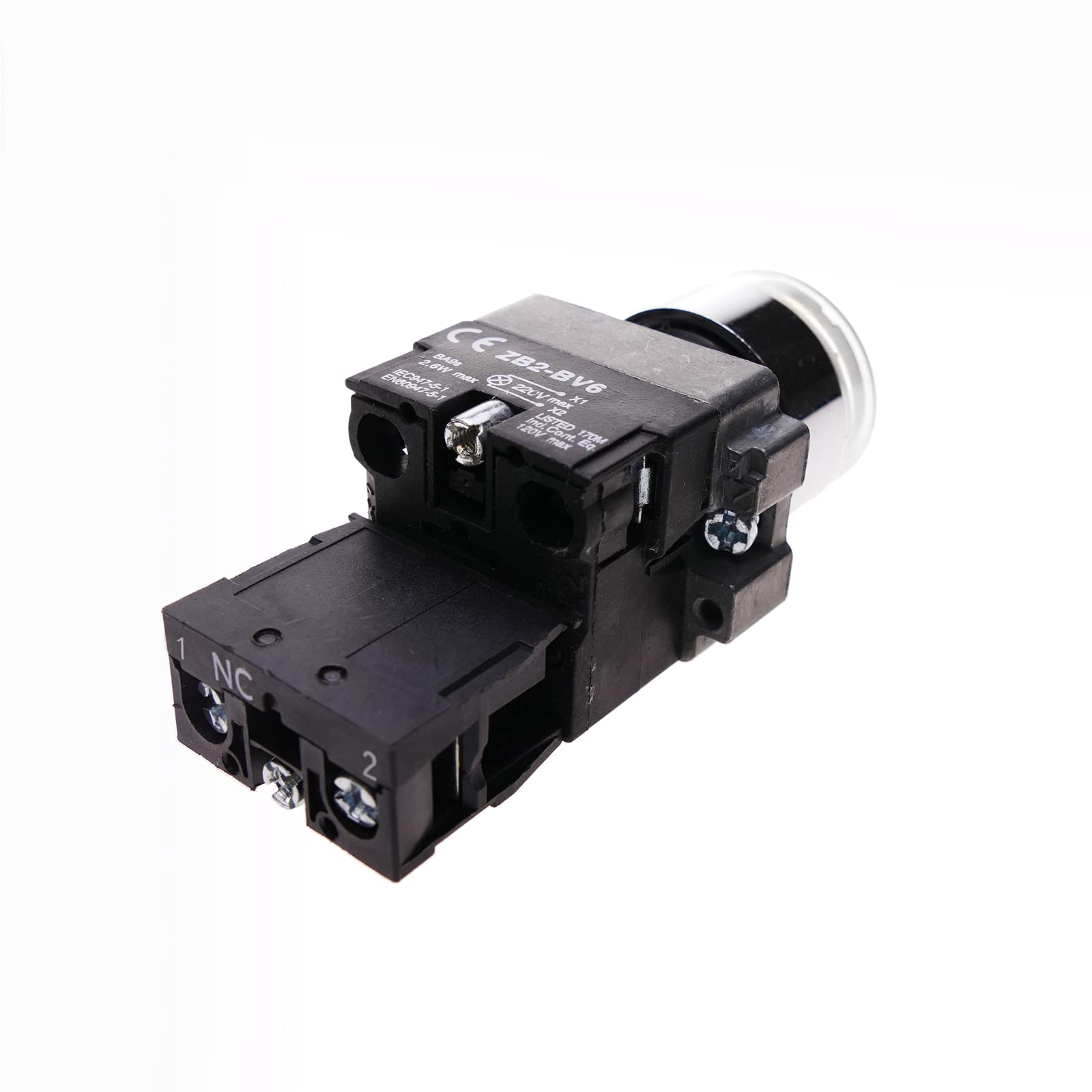 INTERRUTTORI : INTERRUTTORE A PULSANTE CON LED 12/24V