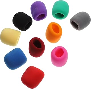 ERINGOGO Microfone 30 Peças Capa De Esponja Para Microfone Fones De Ouvido Microfone Orelha Microfone Capa De Esponja Microfone Mini Capas De Microfone Esponja Capa De Microfone Ktv