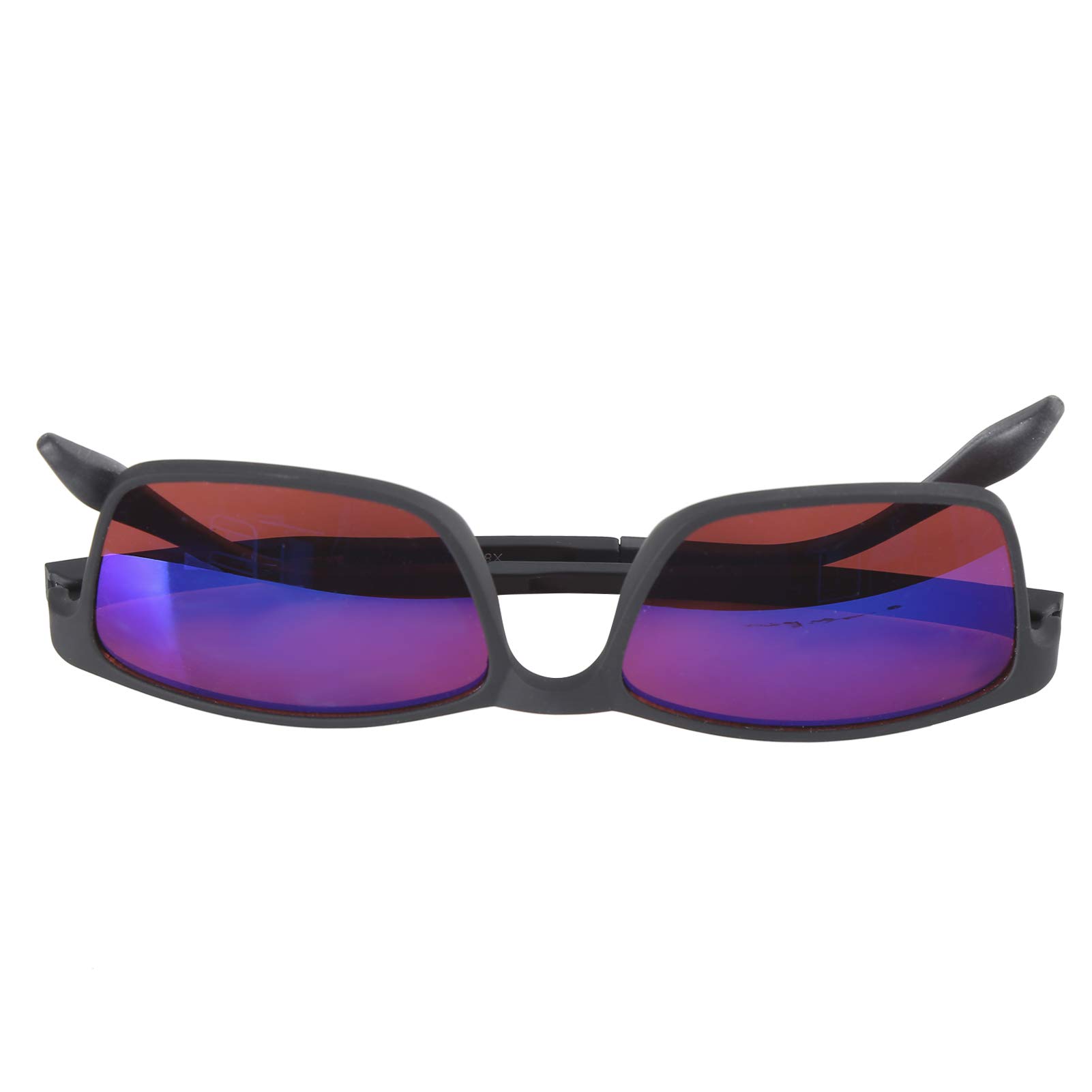 Czerwony Zielony Okulary dla daltonistów Okulary korekcyjne dla ślepoty barw unisex pełna ramka korygowanie osłabienia kolorów futerał do przechowywania