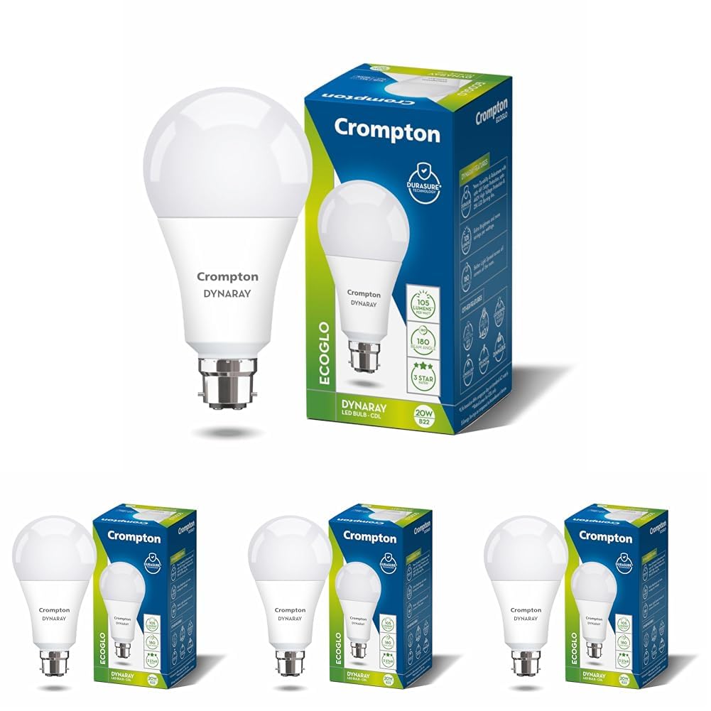 Crompton 20W LED Bulbs - Pack of 2 -6
