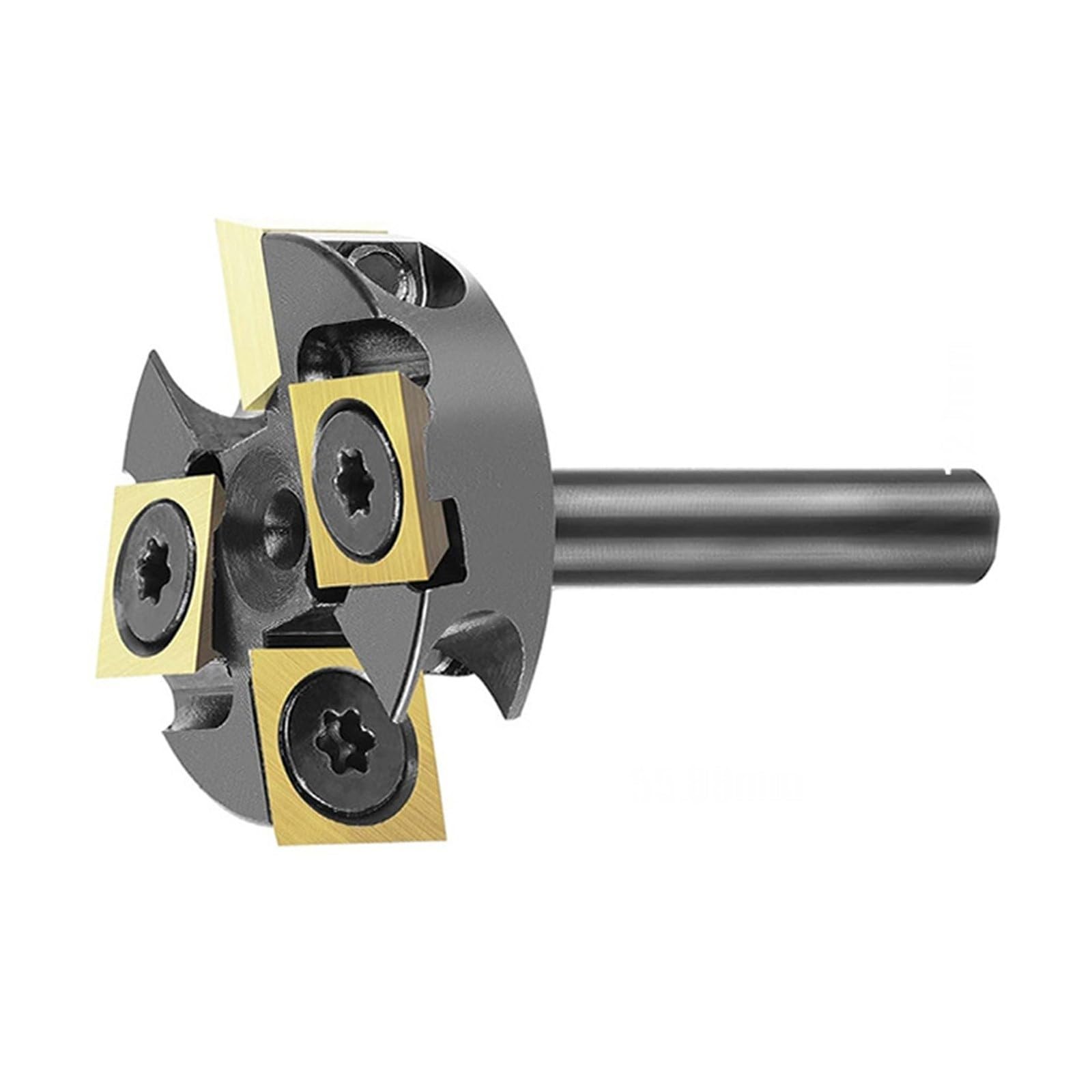 Rgybao 31.75Mm Coated Alloys Slab Flattening Bit 25.4Mm Or 1-1/4" Cutting Diameter 4 Flute Spoilboard Surfacing Cutter For Wood Shaping T Styles Spoilboard Router Bit