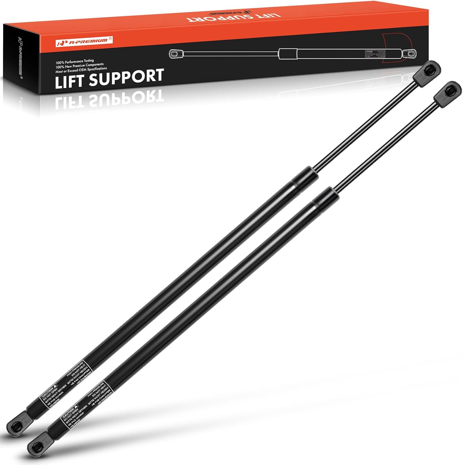 A-Premium Front Hood Lift Supports Shock Struts Compatible with Chevy, GMC and Cadillac Models - Tahoe Yukon XL 1500 2500 Suburban 1500 2500 Escalade EXT EXV 2007-2014, Avalanche(2PC Set)