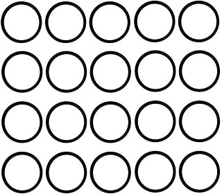 LEFITPA 20 Pack Replacement RD 30563B Round Vacuum Belt for Eureka 600 1400 1900 for Sanitaire SC679 SC684 SC689 SC886 SC887 SC888 SC899 SC-684 for Oreck OR100 OR101 OR102 OR-100 Models