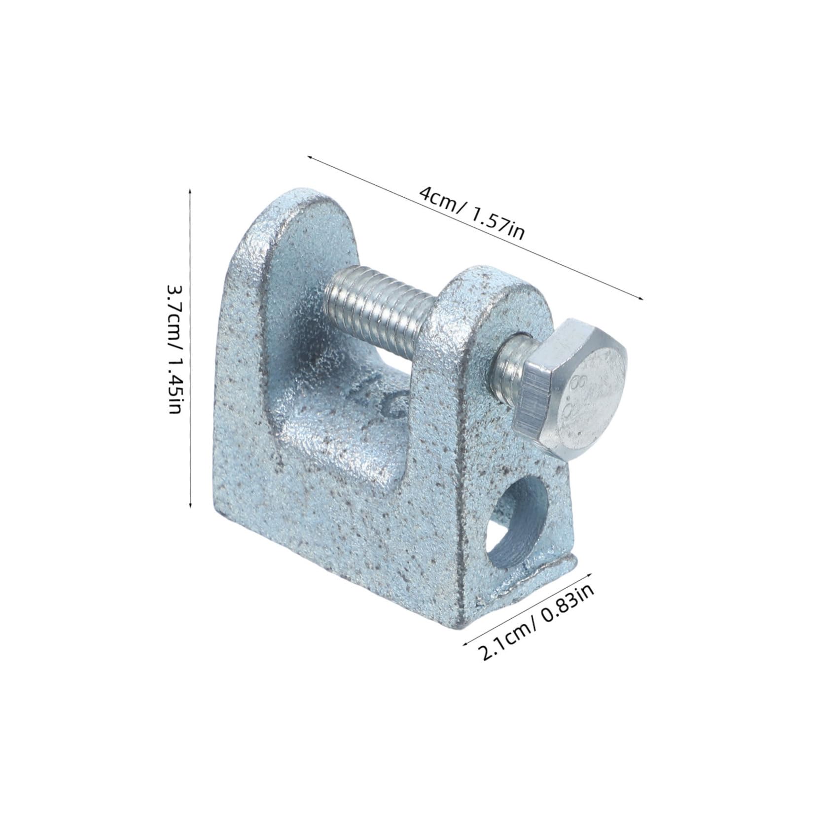 MAGICLULU 10pcs C-clamps Metal Small Clamps Beam Support Cast Iron Woodworking Tiger for Hardware