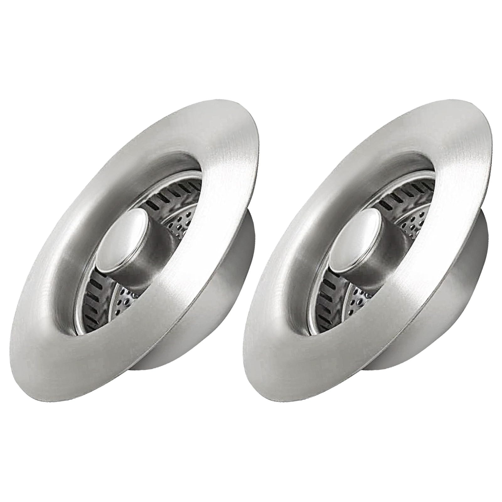 Filtre de vidange d'évier de cuisine polyvalent avec panier amovible en inox SUS 304