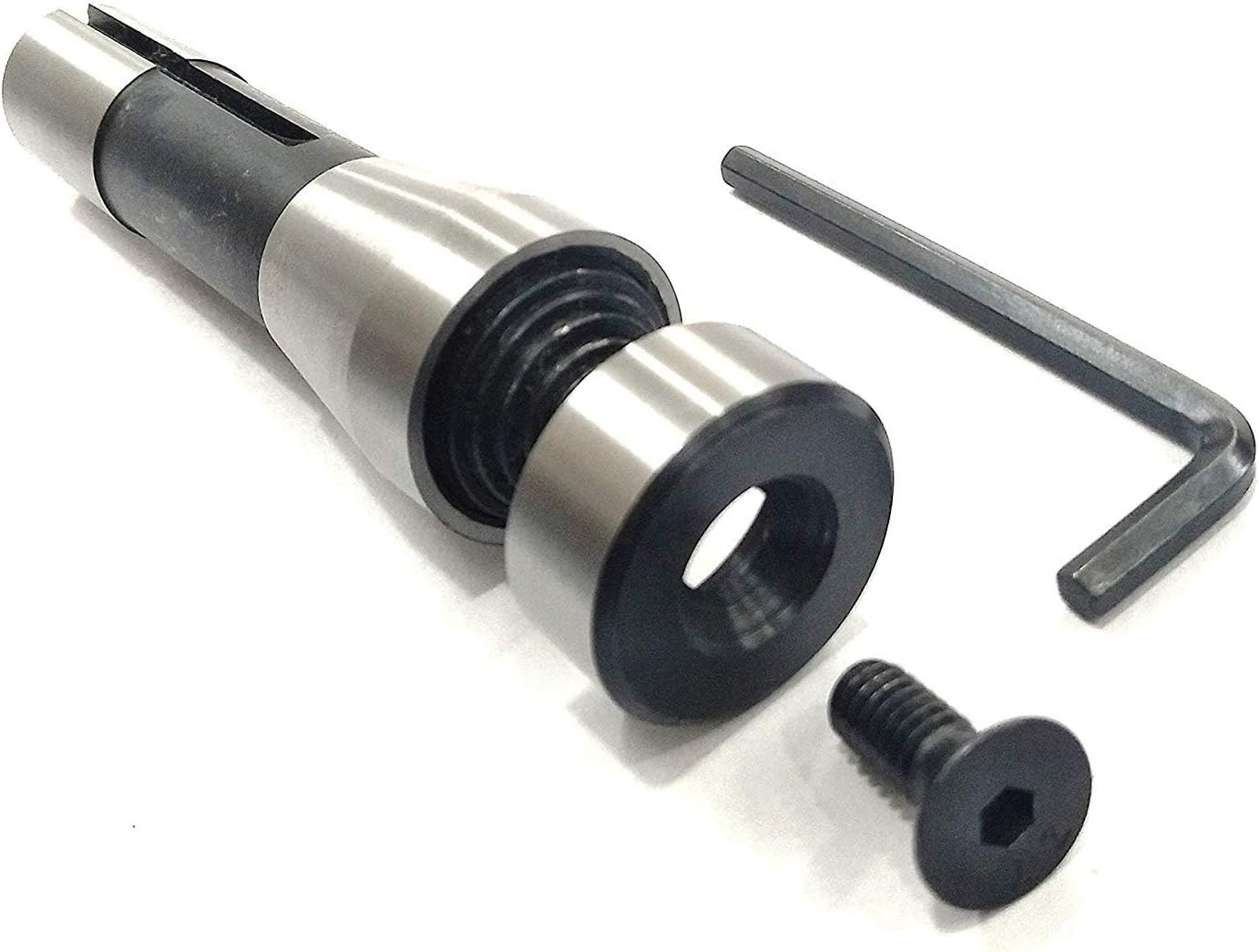 Buyohlic Slitting Saw Holder Arbor R8 Shank (7/16 UNF Drawbar)
