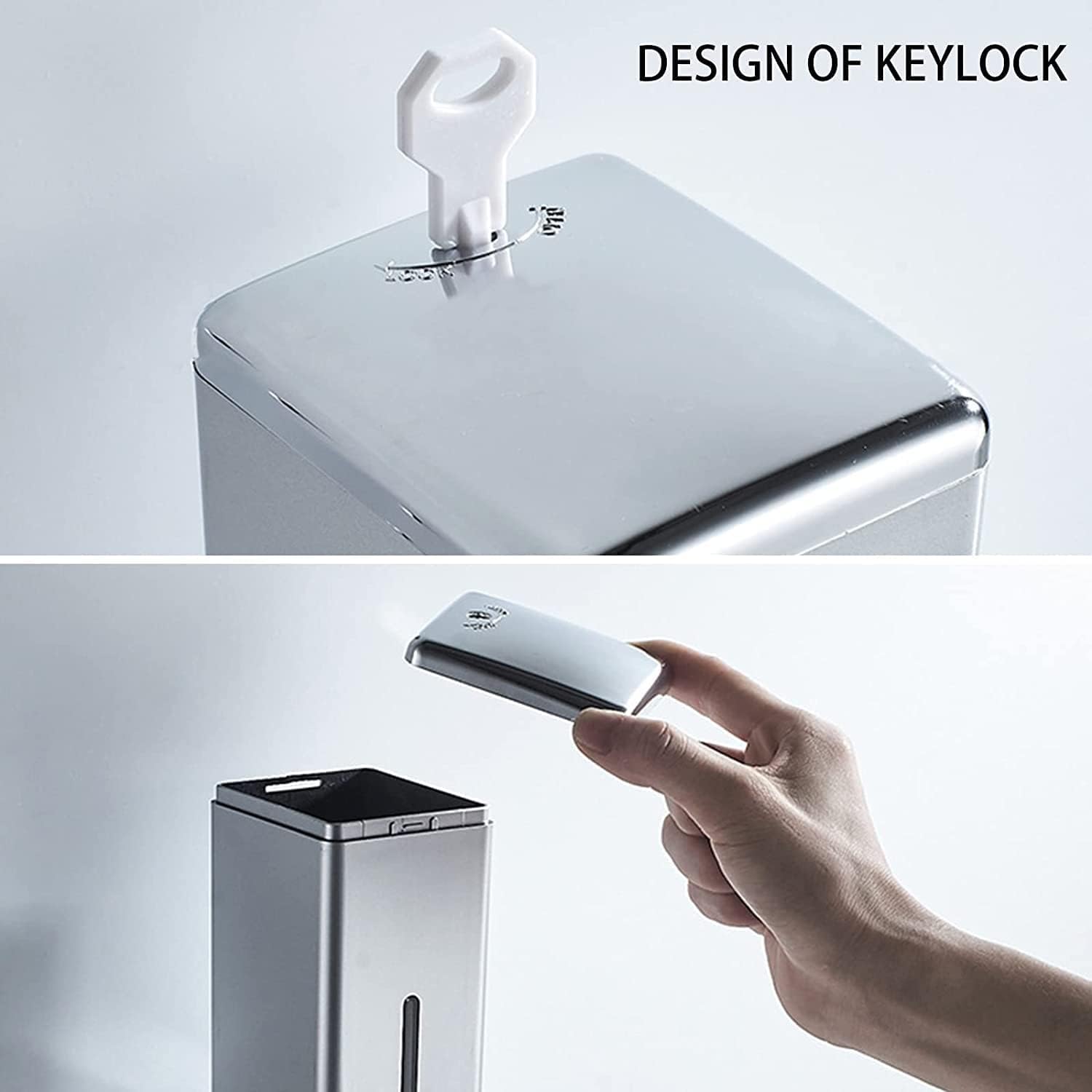 Dispenser Sapone A Parete 1000ml Nero – Per Doccia, Cucina E Bagno Con Finestra Visiva E Leva In Acciaio Inox