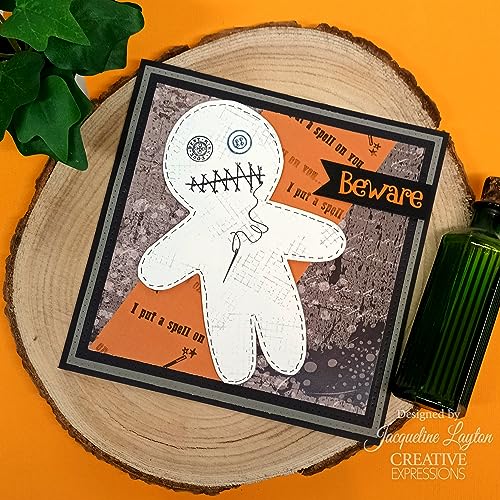 Sam Poole Collection-Stamp Set-Halloween Patch, 6 x 4 in, Clear - Image 4