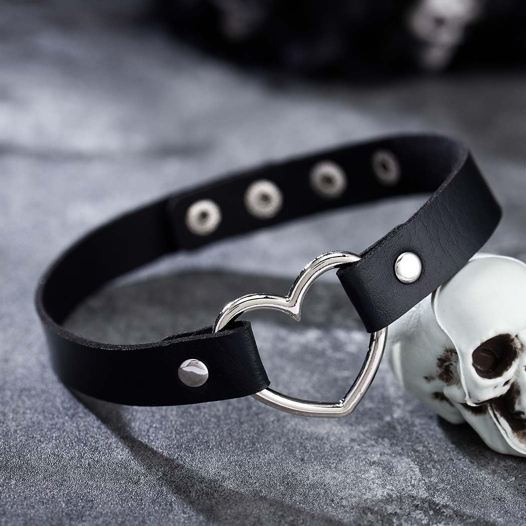 k♡ページ 5color/XS-LLsize》パール調デザインハートネックニット【洗濯機