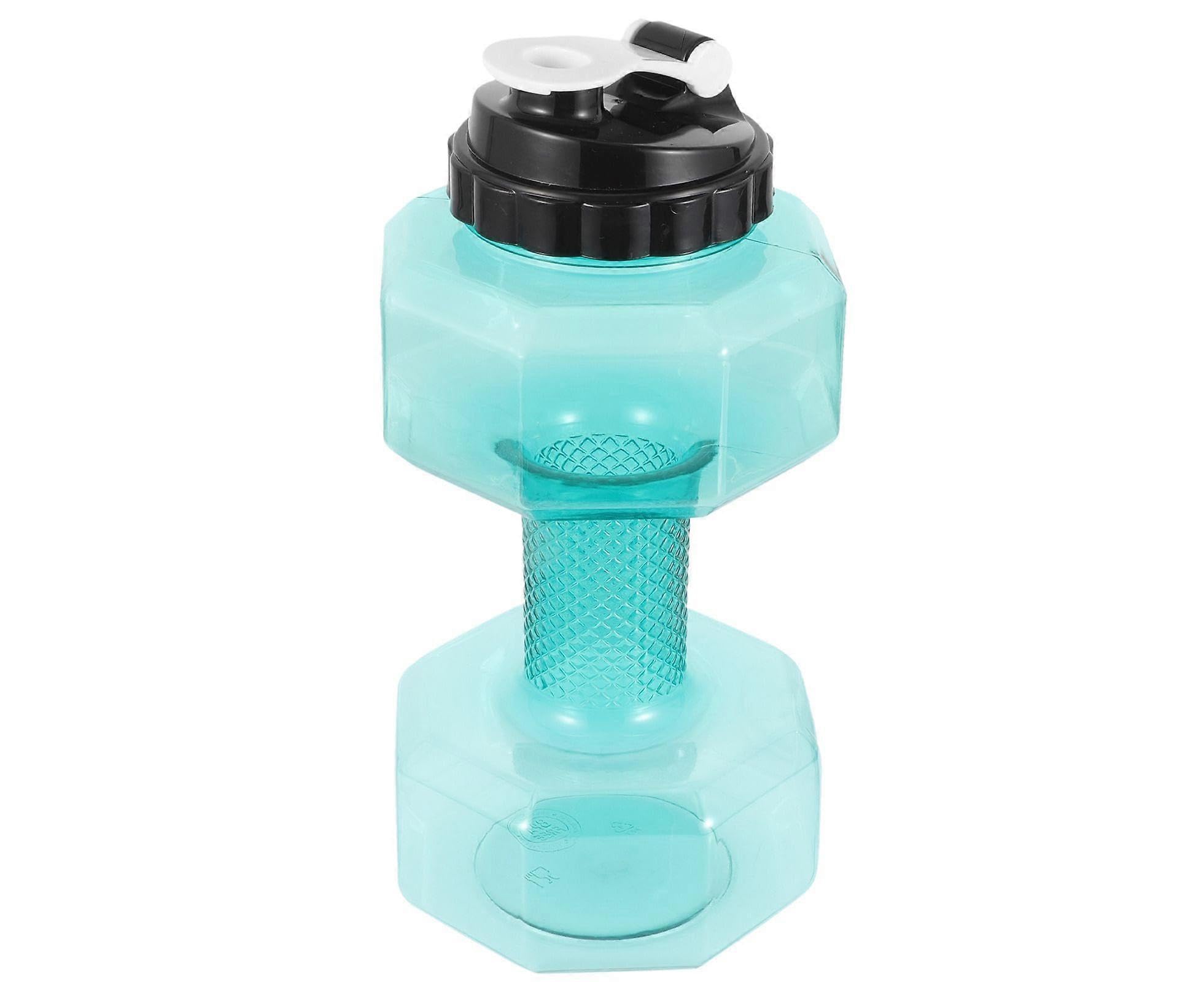 Dumbbell Shape Water Bottle Sports Drinking Bottle Lightweight Portable