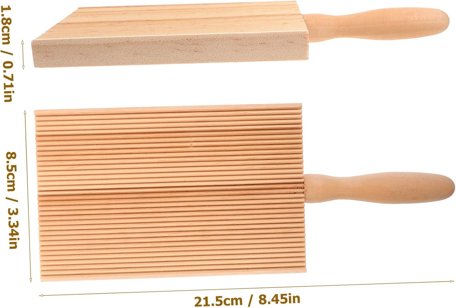 Ciieeo Wooden Pasta Board Gnocchi Maker Kitchen Dough Tool Space Saving Khaki for Household Use image 2