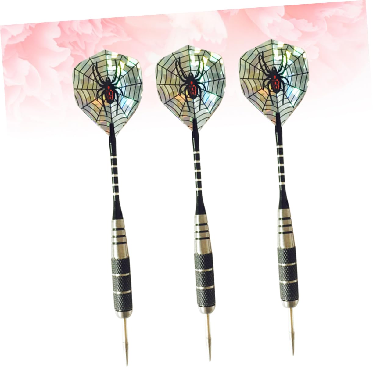 NAMOARLY 22g Aluminum Shafts Spider Pattern Flights Pin Tipped for Games for Match