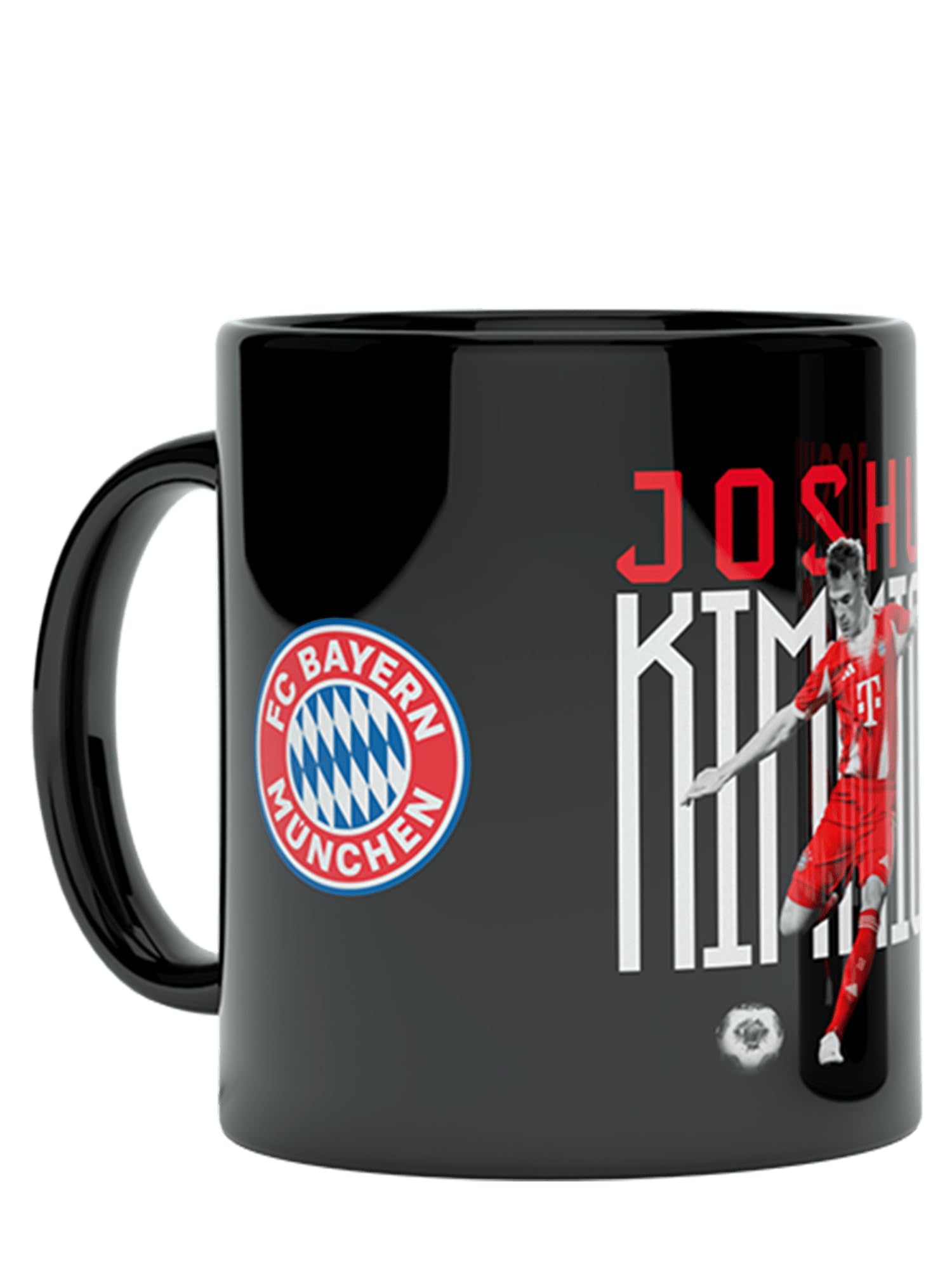 FC Bayern München Tasse Kimmich - Noir - 0,3 l - Tasse à café - Tasse à thé