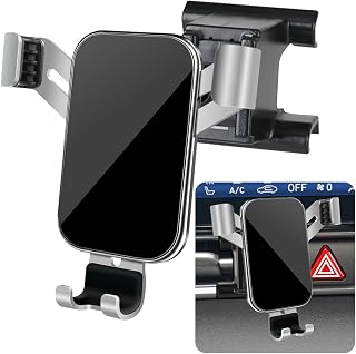LUNQIN Car Phone Holder Mount for Hyundai Elantra 2021 2022 2023 SE SEL N Line Limited Elantra Hybrid Phones with Case Auto Accessories Navigation Bracket Interior Decoration Mobile Cell Automobile