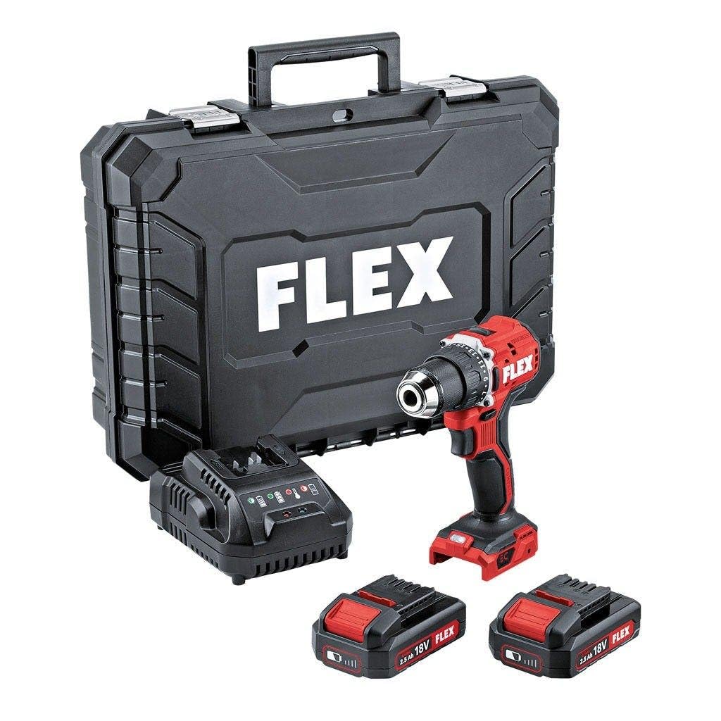 Flex Trapano avvitatore a batteria DD 2G 18.0 EC LD/2.5 Set